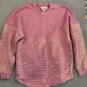 Disney DVC spirit Pink Sequin Sweatshirt